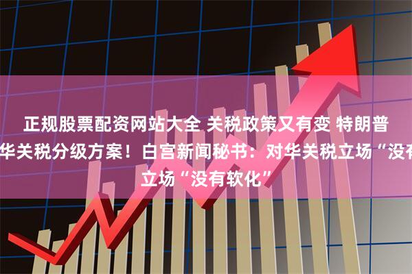 正规股票配资网站大全 关税政策又有变 特朗普考虑对华关税分级方案！白宫新闻秘书：对华关税立场“没有软化”