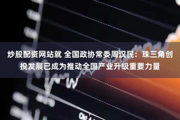 炒股配资网站就 全国政协常委周汉民：珠三角创投发展已成为推动全国产业升级重要力量