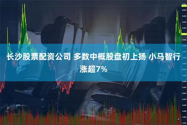 长沙股票配资公司 多数中概股盘初上扬 小马智行涨超7%